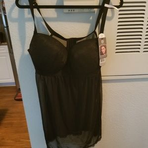 Daisy Fuentes Black Lingerie